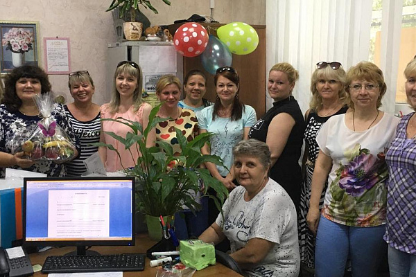 Поздравление соцработников участка АН Богатыревой