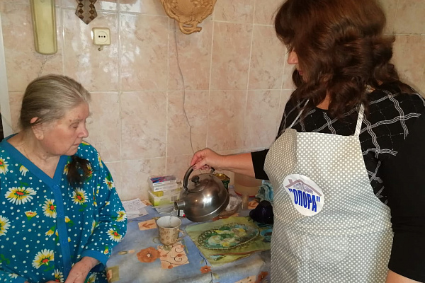 Предоставление социальных услуг на дому сотрудниками АНО СОН «Опора» в январе-феврале 2021 года